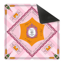 Load image into Gallery viewer, NEOPRENE 'Press for Mahjong' Mat | Champagne & Mahj