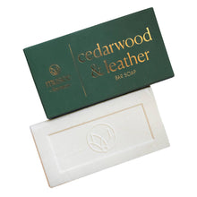 Load image into Gallery viewer, Cedarwood & Leather Bar Soap