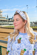 Load image into Gallery viewer, Kentucky Derby® x LAURA ASHLEY Mint Julep Floral Sweatshirt