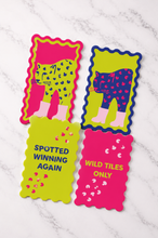 Load image into Gallery viewer, Cheetah Mahjong Shufflers Set of 2
