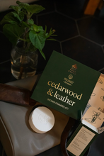 Load image into Gallery viewer, Cedarwood & Leather Shower Steamers
