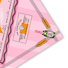 Load image into Gallery viewer, NEOPRENE 'Press for Mahjong' Mat | Champagne & Mahj