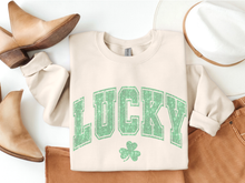 Load image into Gallery viewer, Vintage Lucky Graphic Sweatshirt
