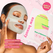 Load image into Gallery viewer, Dose of Moisture Hydrating Hydrogel PDRN Face Mask
