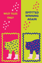 Load image into Gallery viewer, Cheetah Mahjong Shufflers Set of 2

