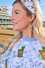 Load image into Gallery viewer, Kentucky Derby® x LAURA ASHLEY Mint Julep Floral Sweatshirt
