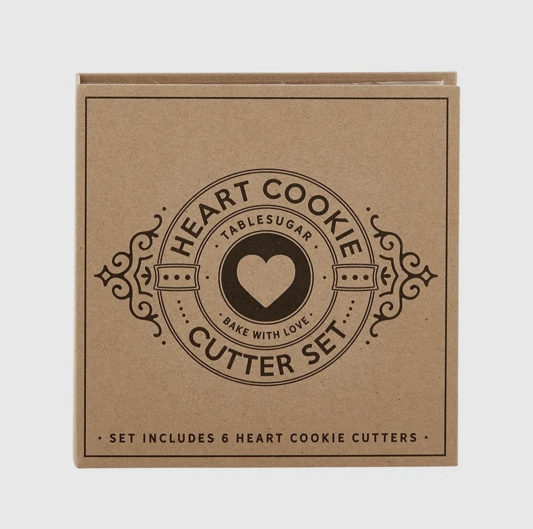 Heart-Shaped Cookie Cutter Set