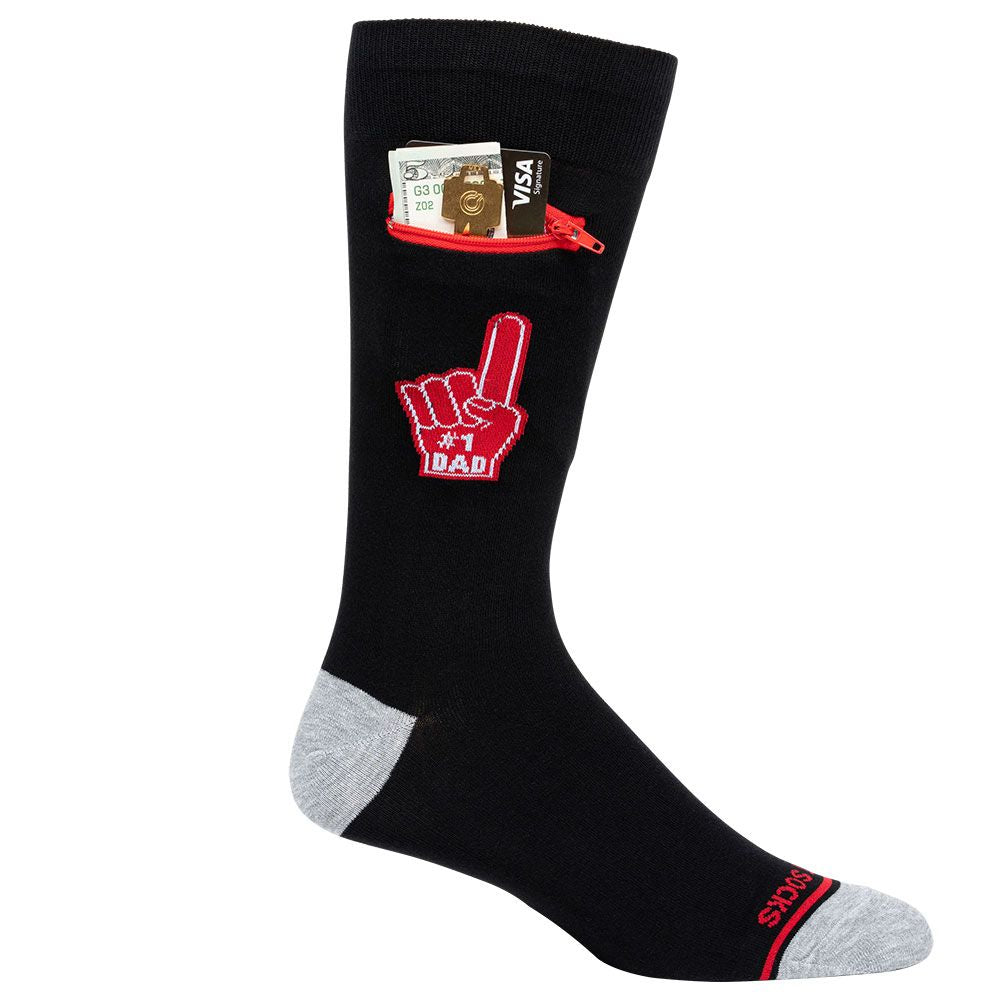 #1 Dad Pocket Socks