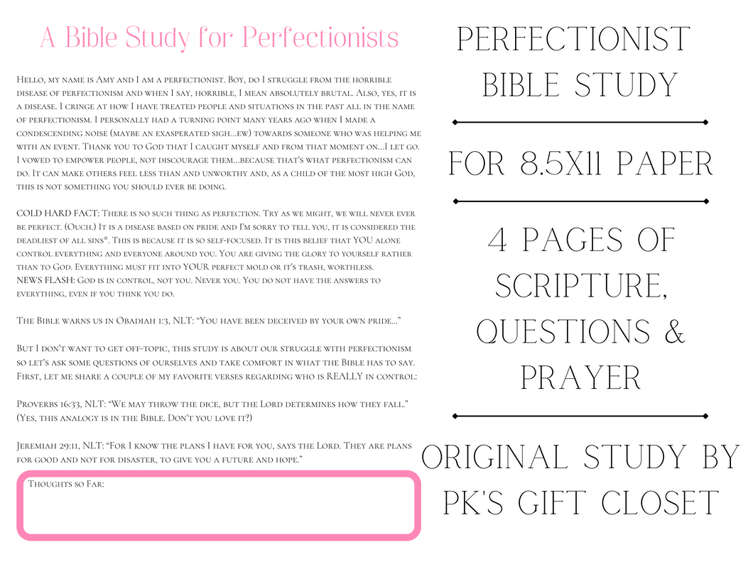 Digital Download: Perfectionist Self-Study